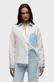 Hudson Jeans Oversized Button Down Shirt