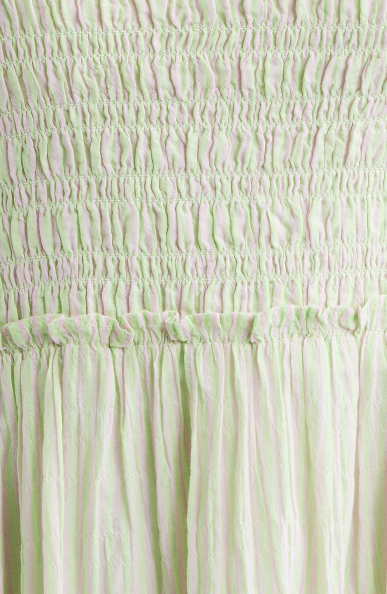 Lilly Pulitzer<sup>®</sup> Hadly Stripe Sleeveless Maxi Dress, Alternate, color, Pistachio X Conch Shell Pink