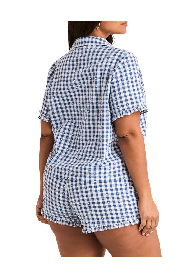 Barbara Short Pajama Set, Alternate, color, Blue