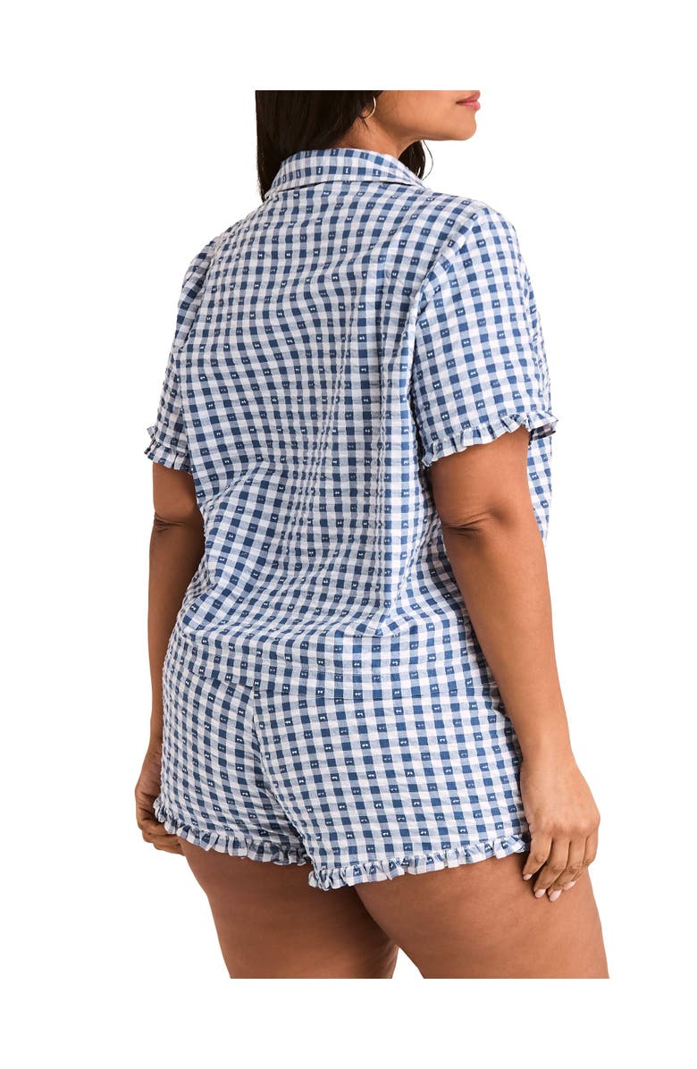 Adore Me Barbara Short Pajama Set, Alternate, color, Blue