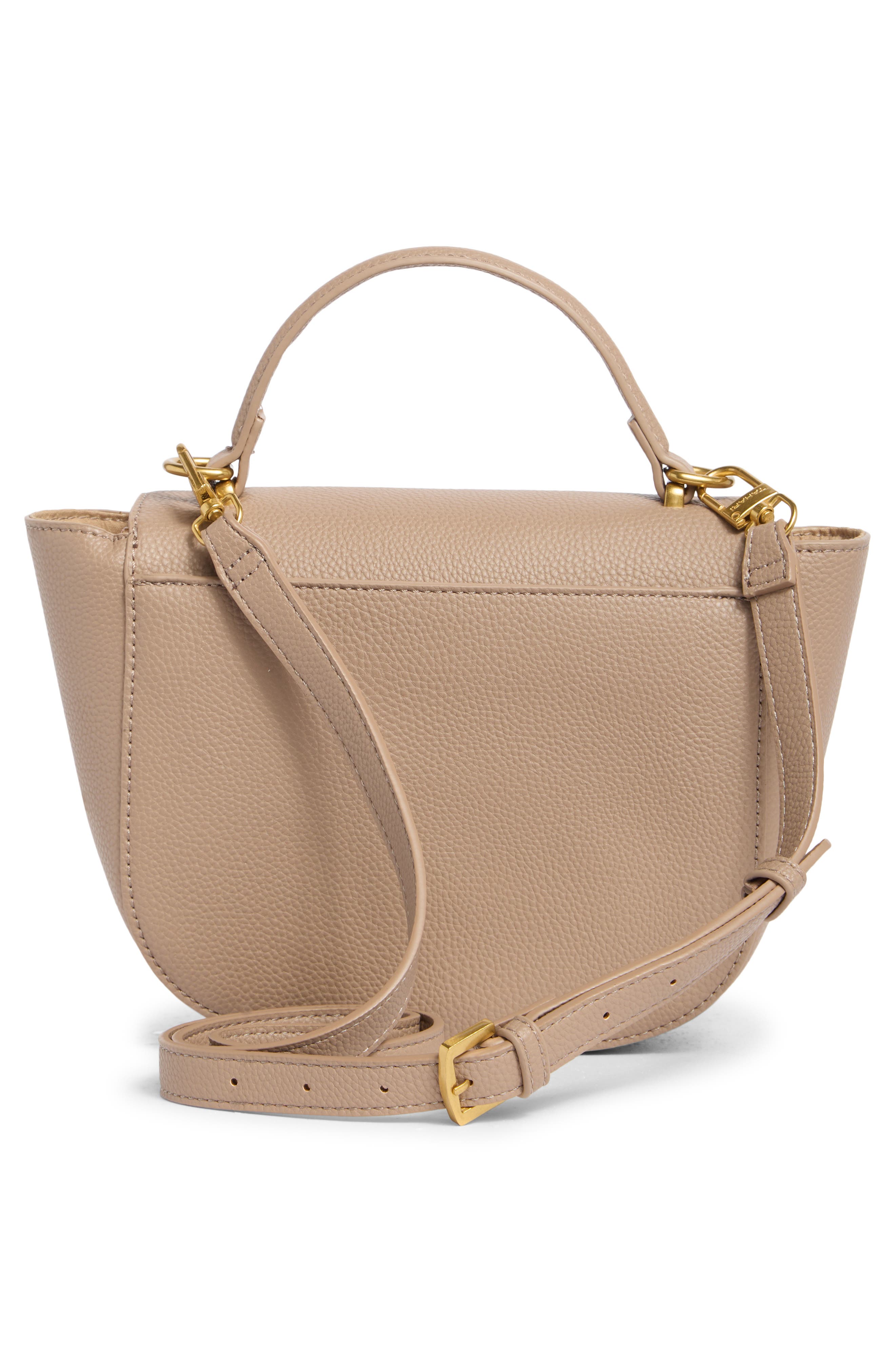 T Tahari Ariana Faux Leather Crossbody Bag, Alternate, color, Earth