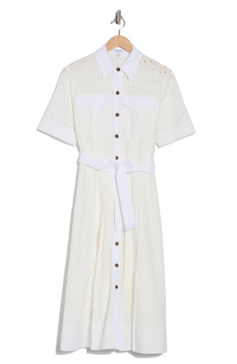 Derek Lam 10 Crosby Lincoln Short Sleeve Utility Shirtdress, Alternate, color,