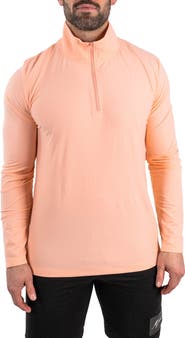 Maceoo Quarter Zip Egyptian Cotton Polo