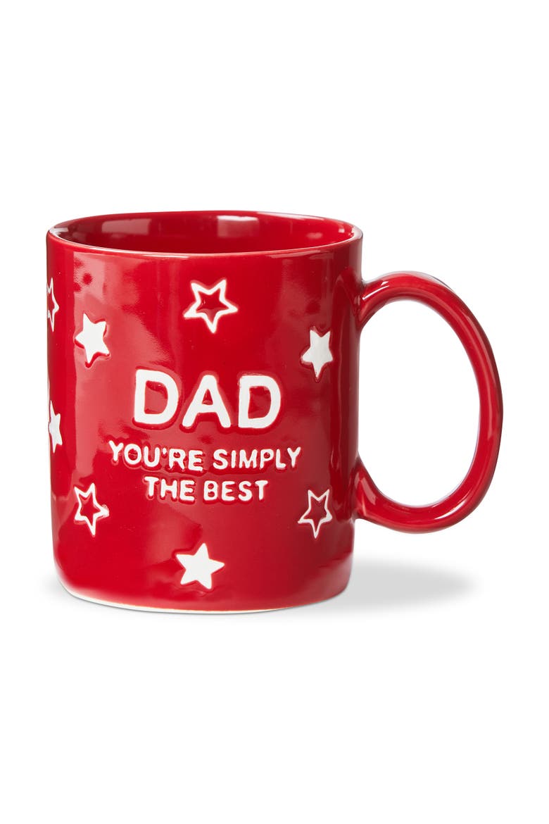 Dad You'Re Simply The Best Mug Red Stoneware Summer, Main, color, Red