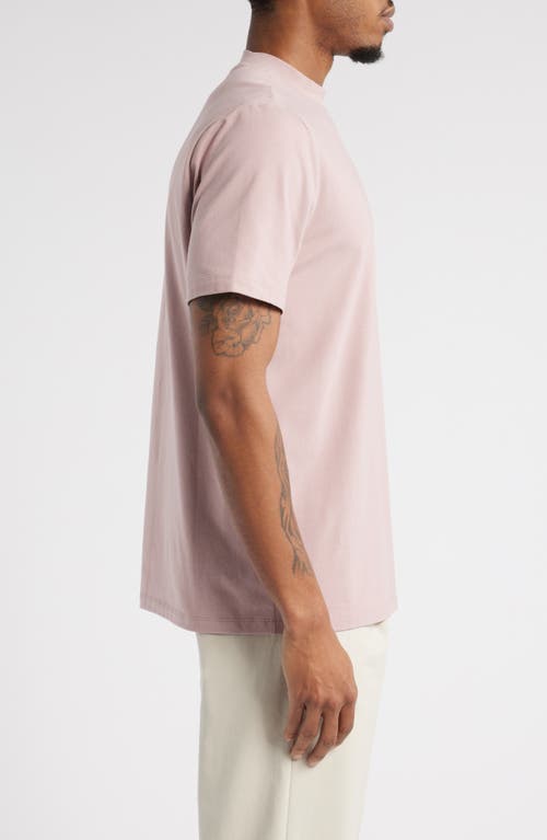 OPEN EDIT OPEN EDIT MOCK NECK T-SHIRT