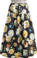 FARM Rio Trip Souvenir Print Cotton Skirt