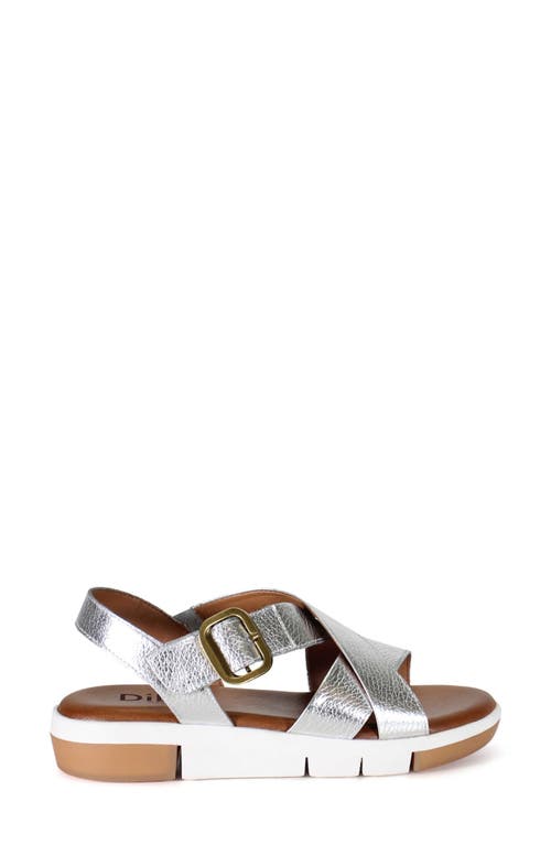 Diba True Advo Cate Wedge Sandal In Silver