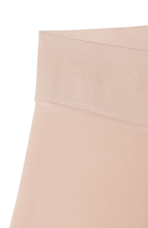 Wolford Cotton Contour Control Shaping Shorts In Pink