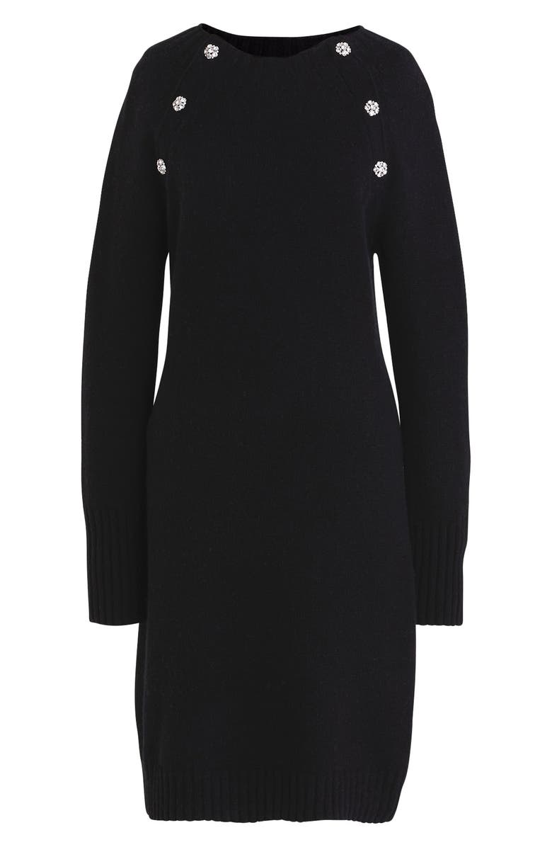 J.Crew Lance Jewel Button Sweater Dress, Main, color,