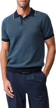Rodd & Gunn Oyster Island Texture Polo