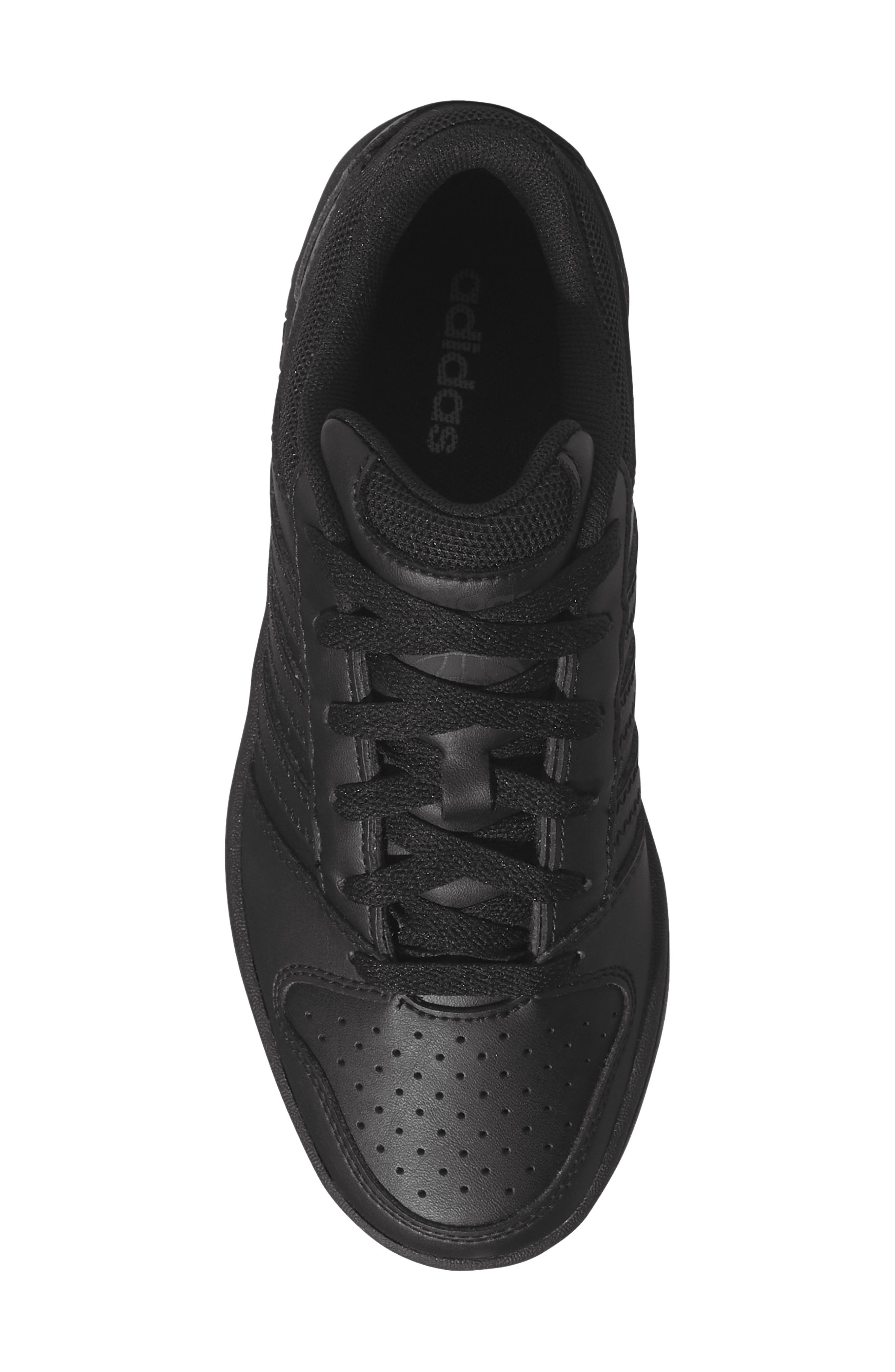 Gender Inclusive Hoops 3.0 Mid Top Sneaker, Alternate, color, BLACK/ GUM/ BLACK