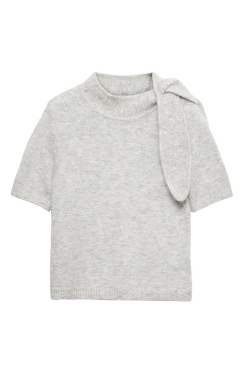 Scarf Tie Sweater