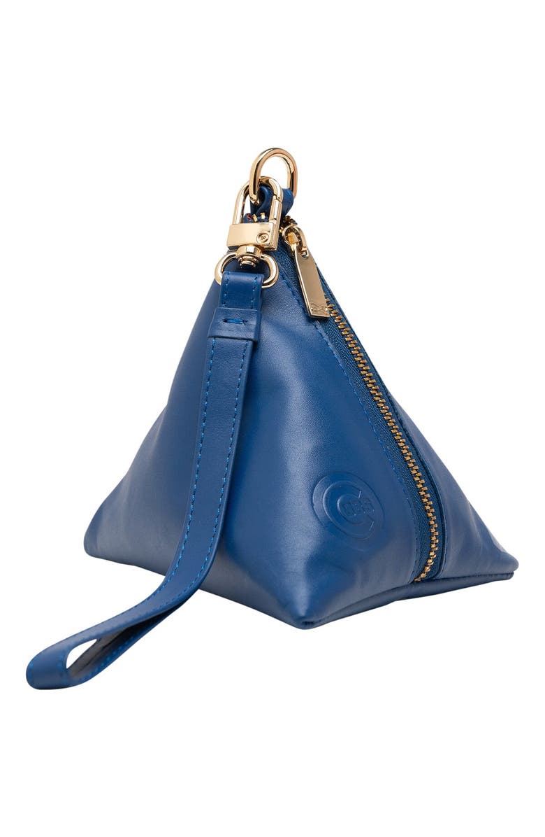 LUSSO Chicago Cubs Rhea Dumpling Wristlet, Main, color, Blue