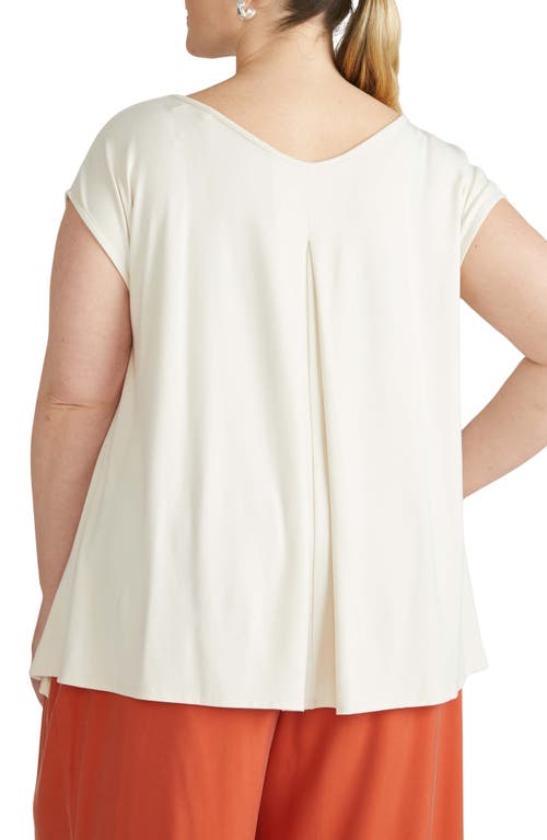 Universal Standard Heatwave Divine Jersey Top In Neutral