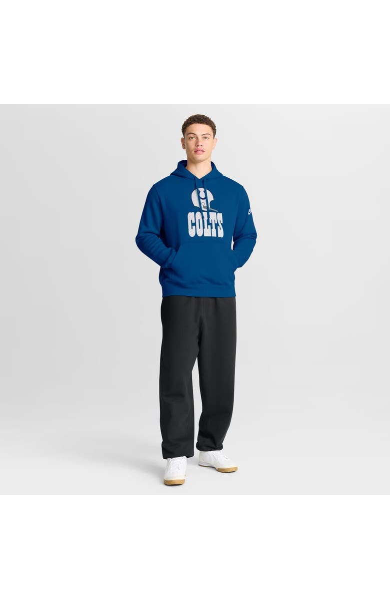 Nike Men's Nike Royal Indianapolis Colts Best Season Rewind Club Pullover Hoodie, Alternate, color, Royal