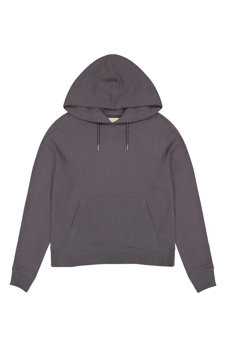 DL1961 Cotton French Terry Hoodie, Alternate, color, Iron Grey