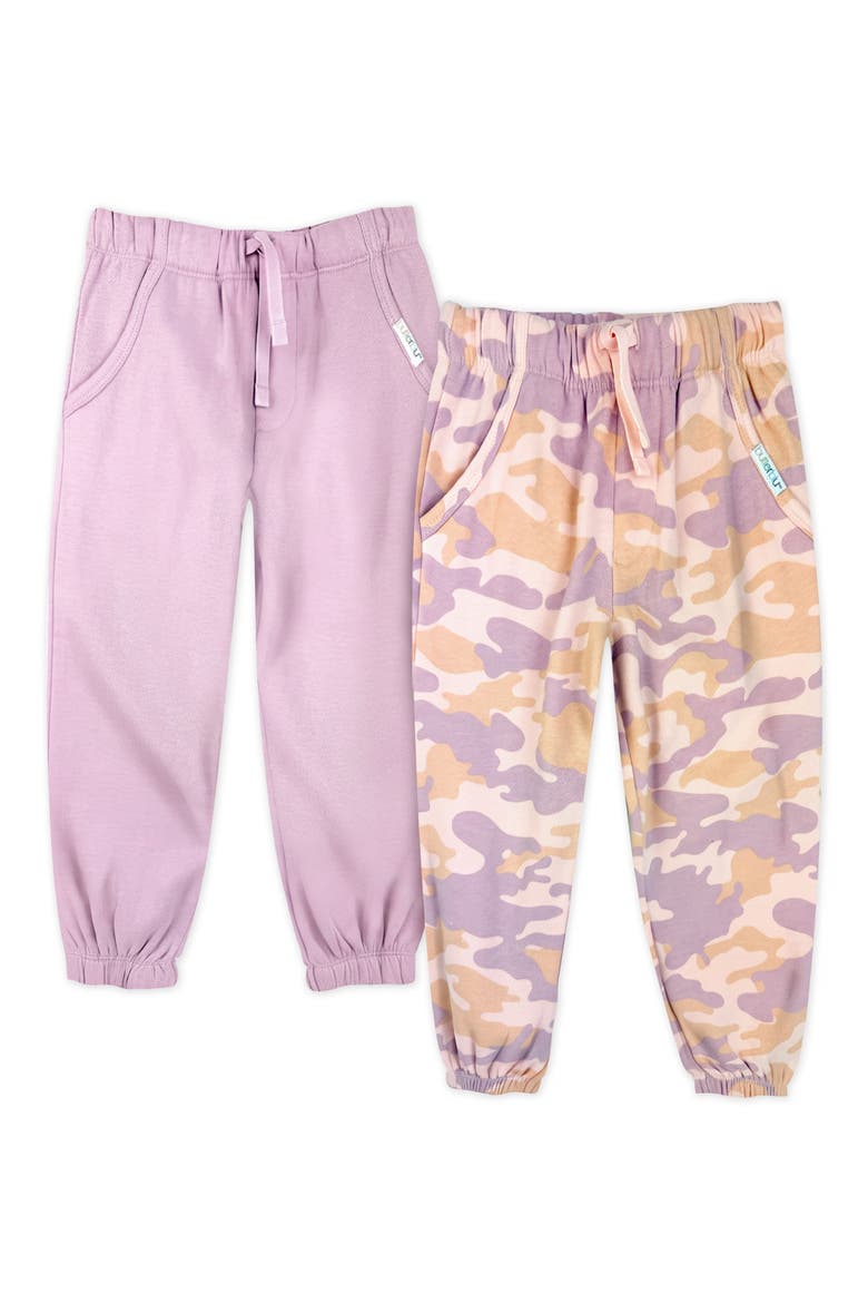Jayden Assorted 2-Pack Joggers, Main, color, LILAC SORBET CAMO