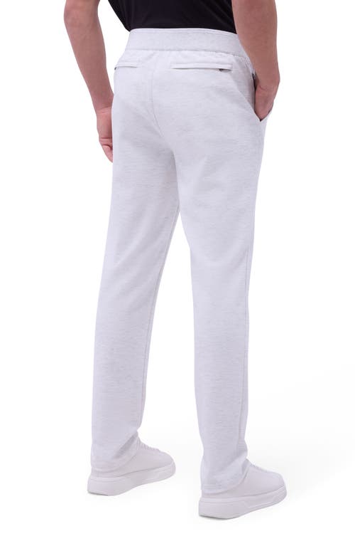 Bugatchi Soft Touch Knit Pintuck Pants In Chalk