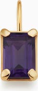Oradina 14K Gold Date Me Birthstone Pendant Charm