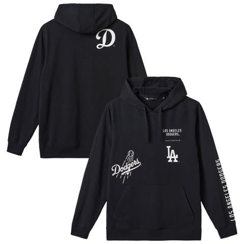 Men's TravisMathew  Black Los Angeles Dodgers Foul Proof Tri-Blend Hoodie