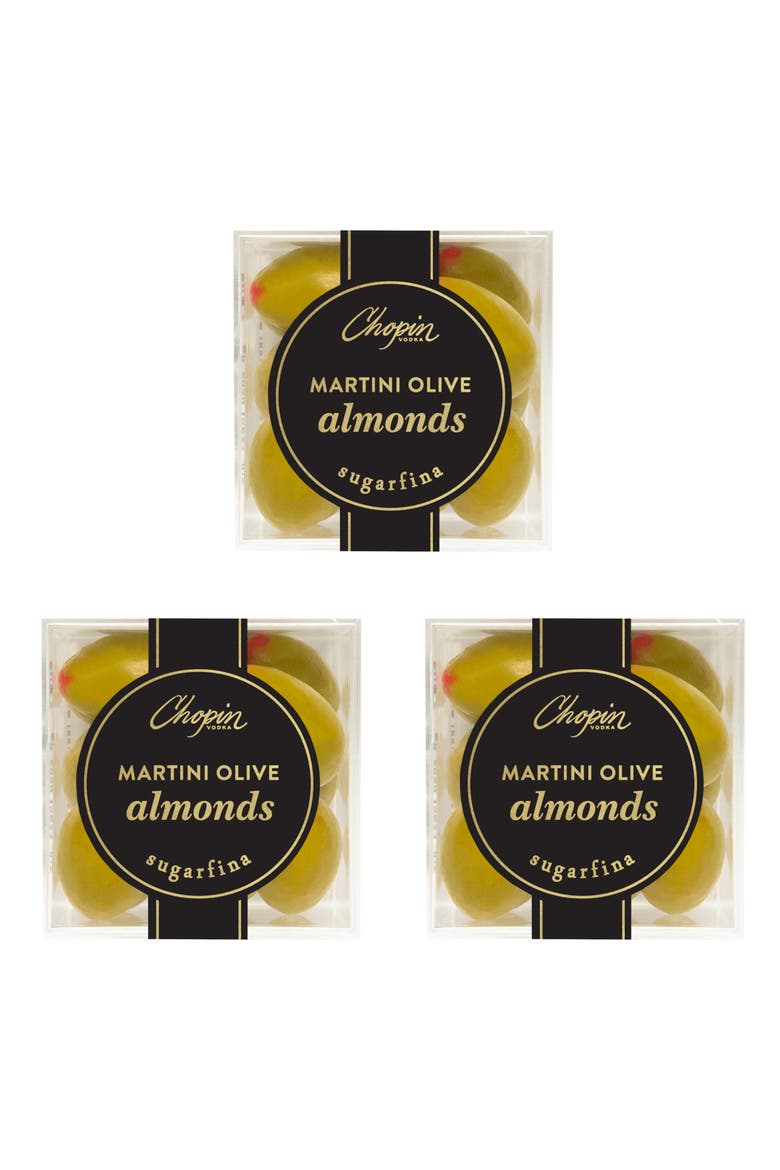 Chopin Martini Bears Set of 3 Candy Cubes, Main, color, NO COLOR