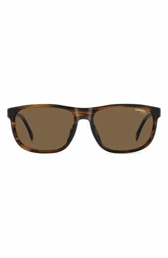 C Flex 58mm Polarized Rectangle Sunglasses