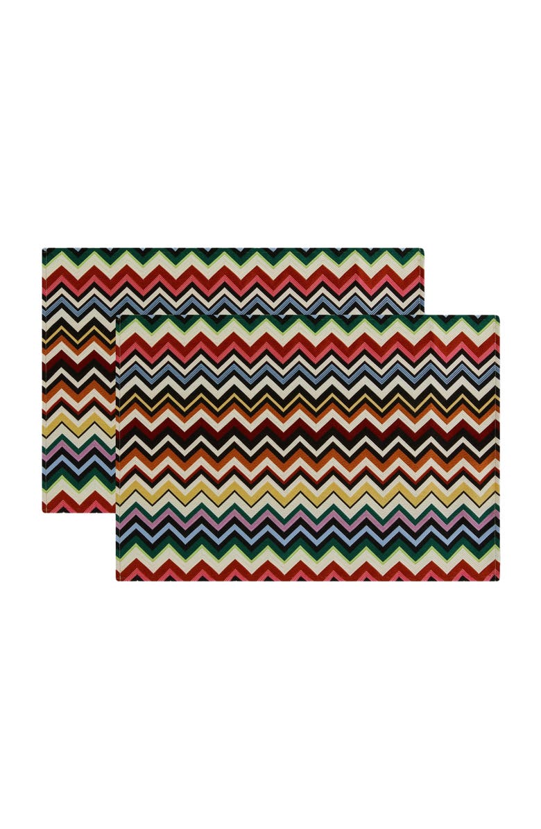 Missoni Home Pair Of Belfast Placemats, Alternate, color, Multicoloured