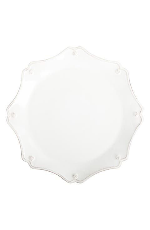 'Berry and Thread' Scallop Charger Plate