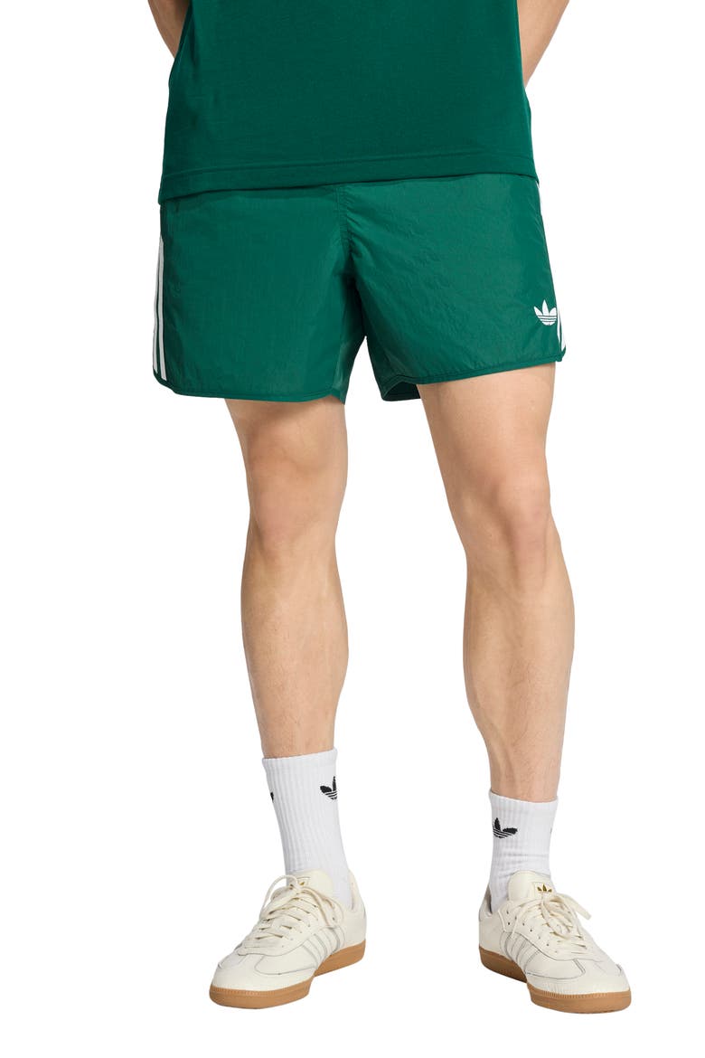 Adicolor Sprinter Shorts, Main, color, COLLEGIATE GREEN