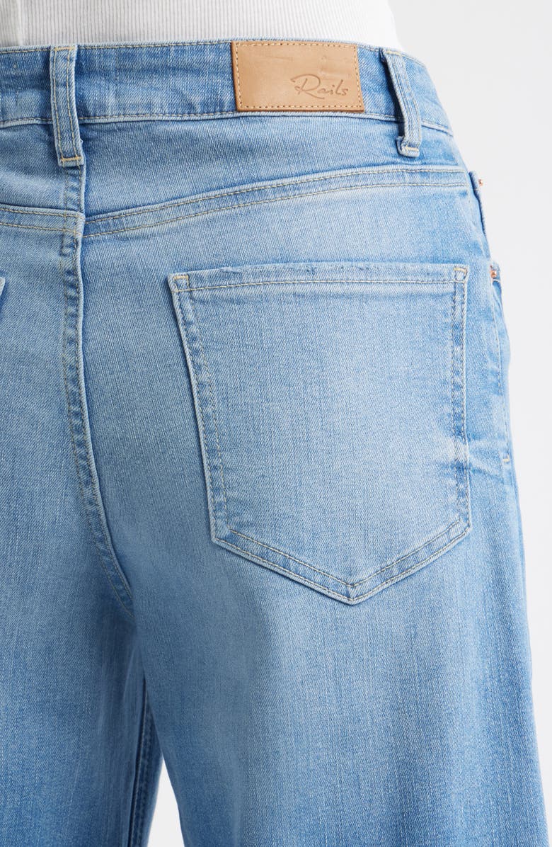 Rails Getty High Waist Crop Wide Leg Jeans, Alternate, color, Independence