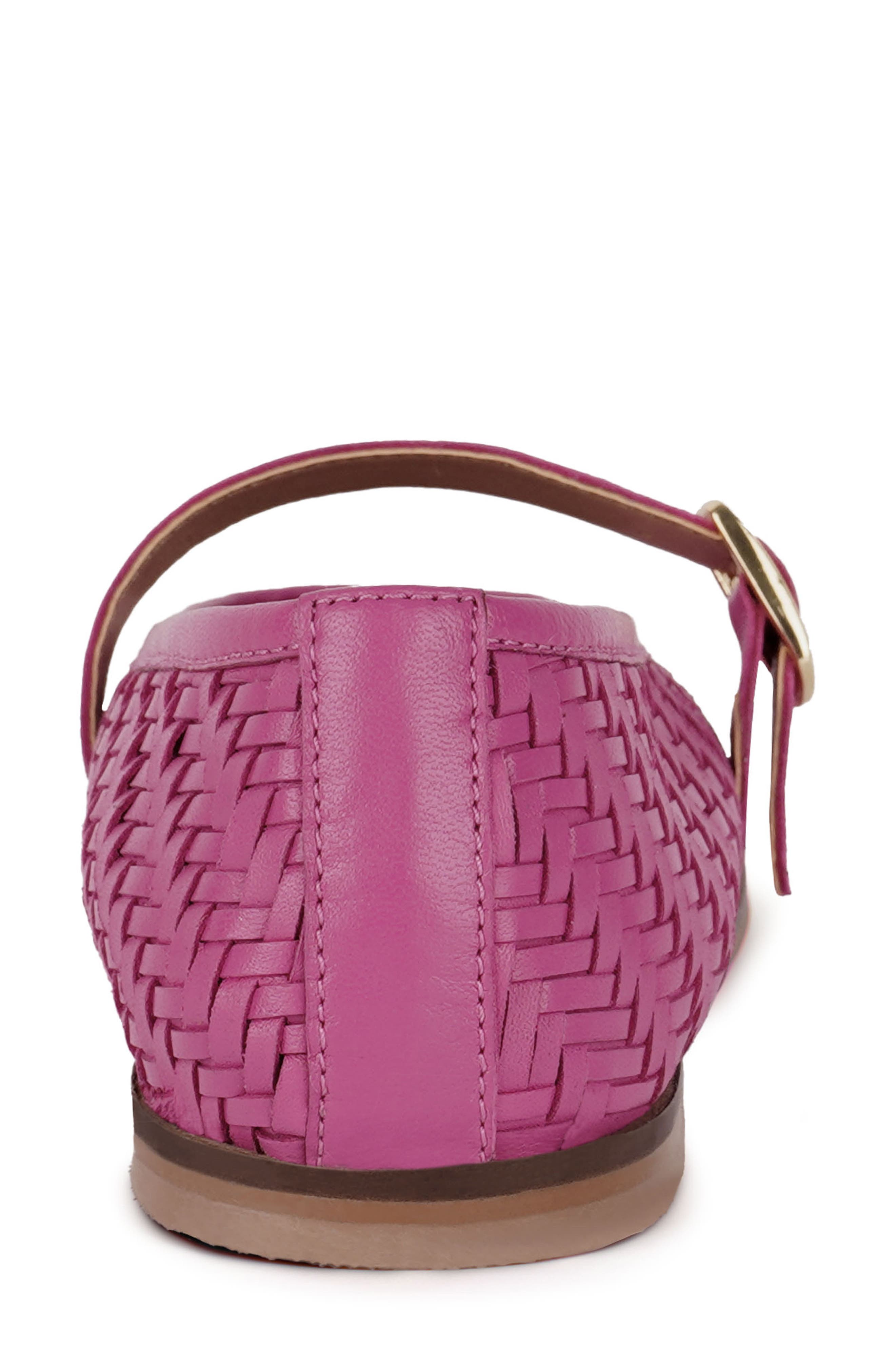 Nazuka Woven Mary Jane Ballet Flat, Alternate, color, FUSHIA