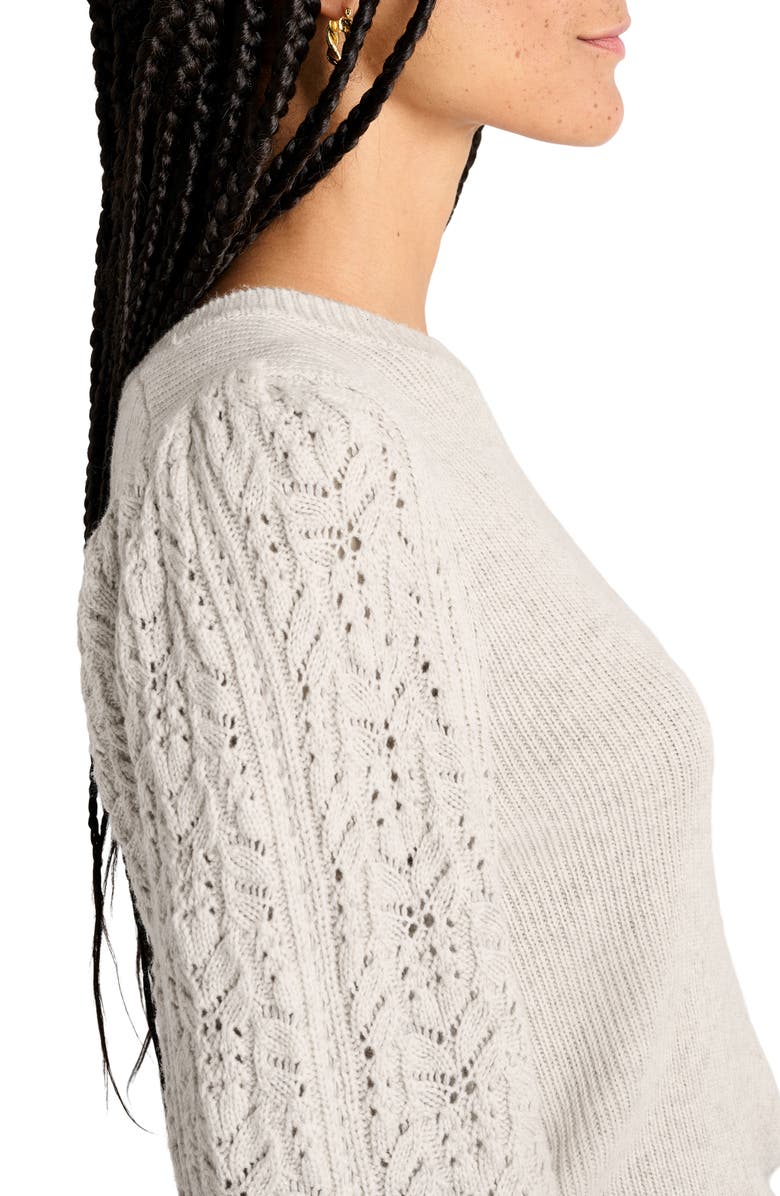 Splendid Phoebe Pointelle Sweater, Alternate, color,