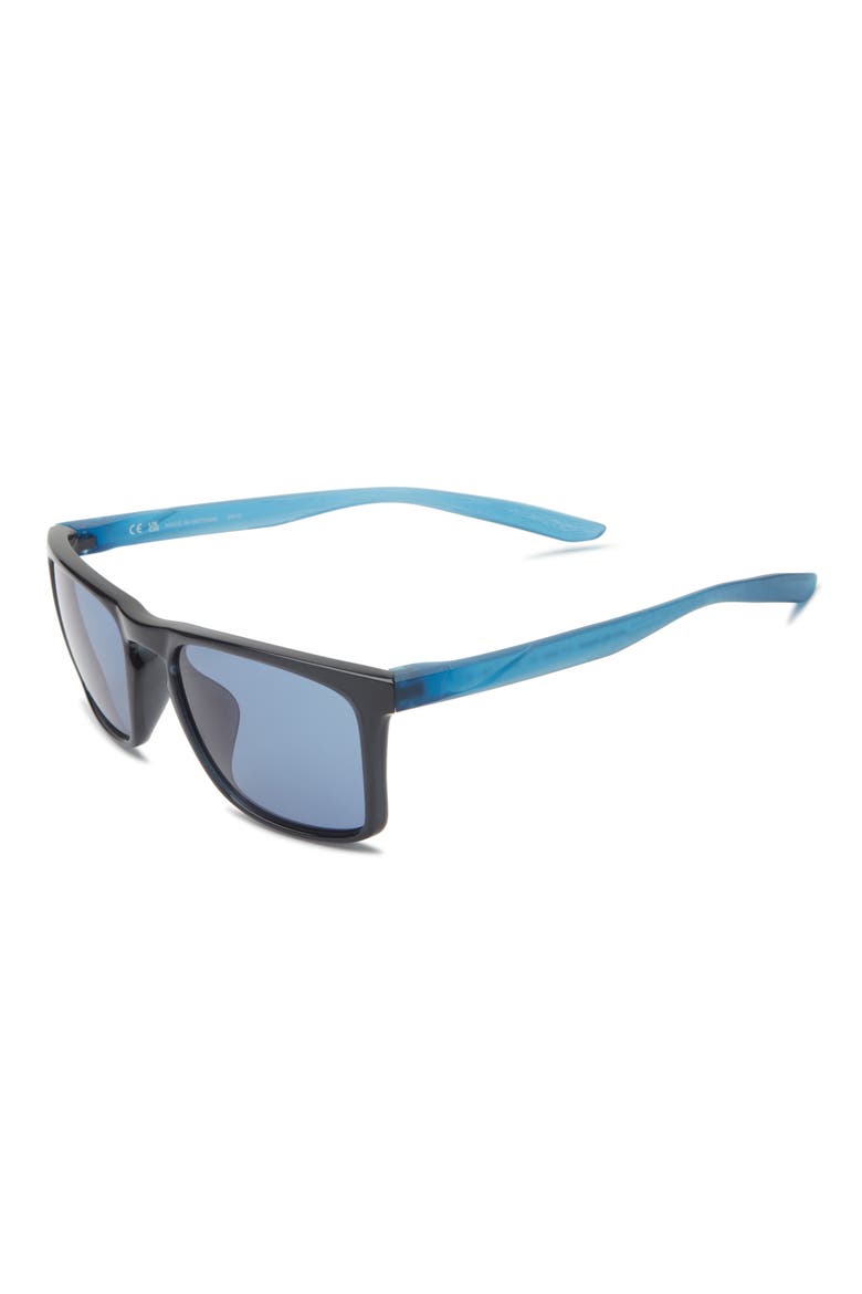 Sky Ascent 55mm Rectangular Sunglasses, Alternate, color, OBSIDIAN/ NAVY