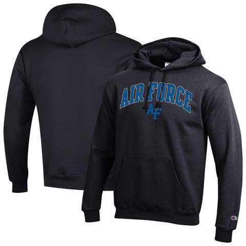 Men's Champion  Black Air Force Falcons Arch Over Logo Pullover Hoodie