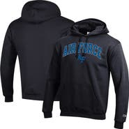 Champion Men's Champion Black Air Force Falcons Arch Over Logo Pullover Hoodie