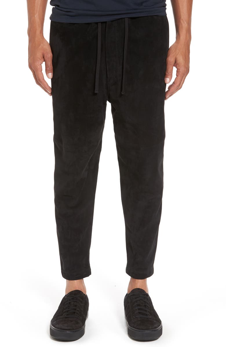 Vince Suede Jogger Pants, Main, color, 