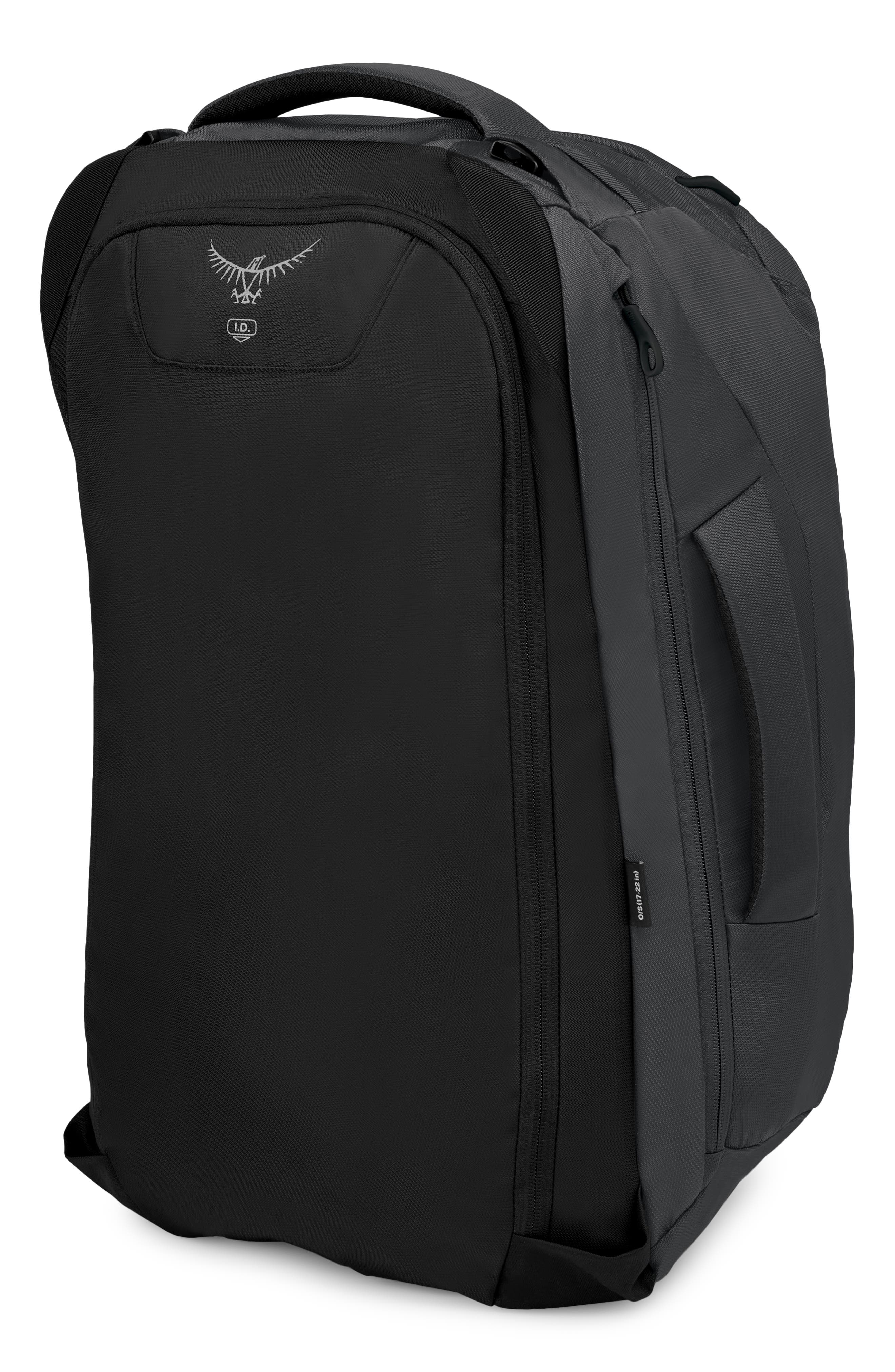 Osprey Farpoint 40-Liter Travel Carry-On Backpack, Alternate, color, Tunnel Vision Grey
