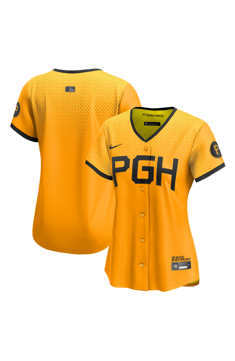 Nike Women's Nike Gold Pittsburgh Pirates City Connect Limited Jersey, Main, color, Gold