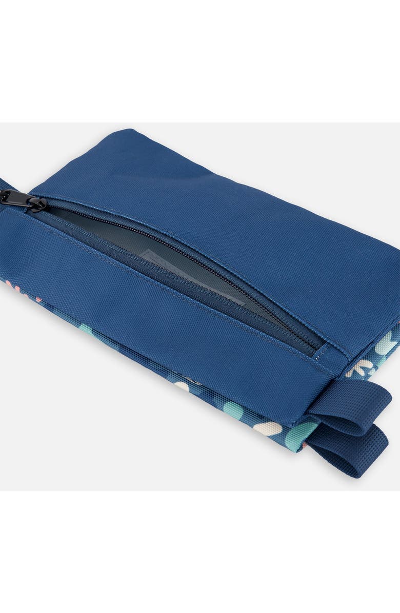 Deux par Deux Double Pencil Case Cat, Alternate, color, Green