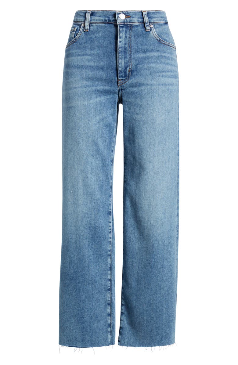 FRAME The Mellow Frayed Ankle Straight Leg Jeans, Alternate, color, Clue Raw After