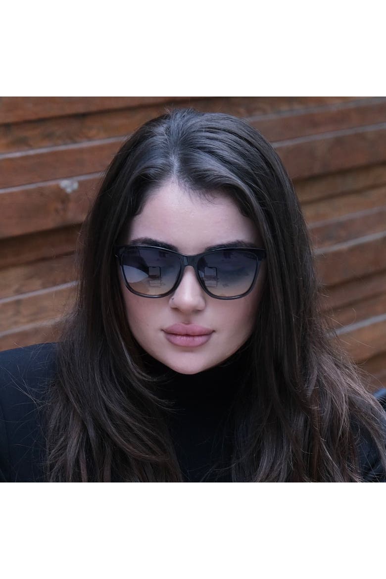 Peace Sunglass, Alternate, color, Black