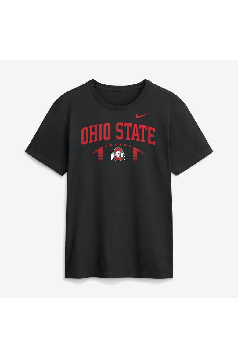 Men's Nike  Black Ohio State Buckeyes Primetime Football Icon T-Shirt, Main, color, Black