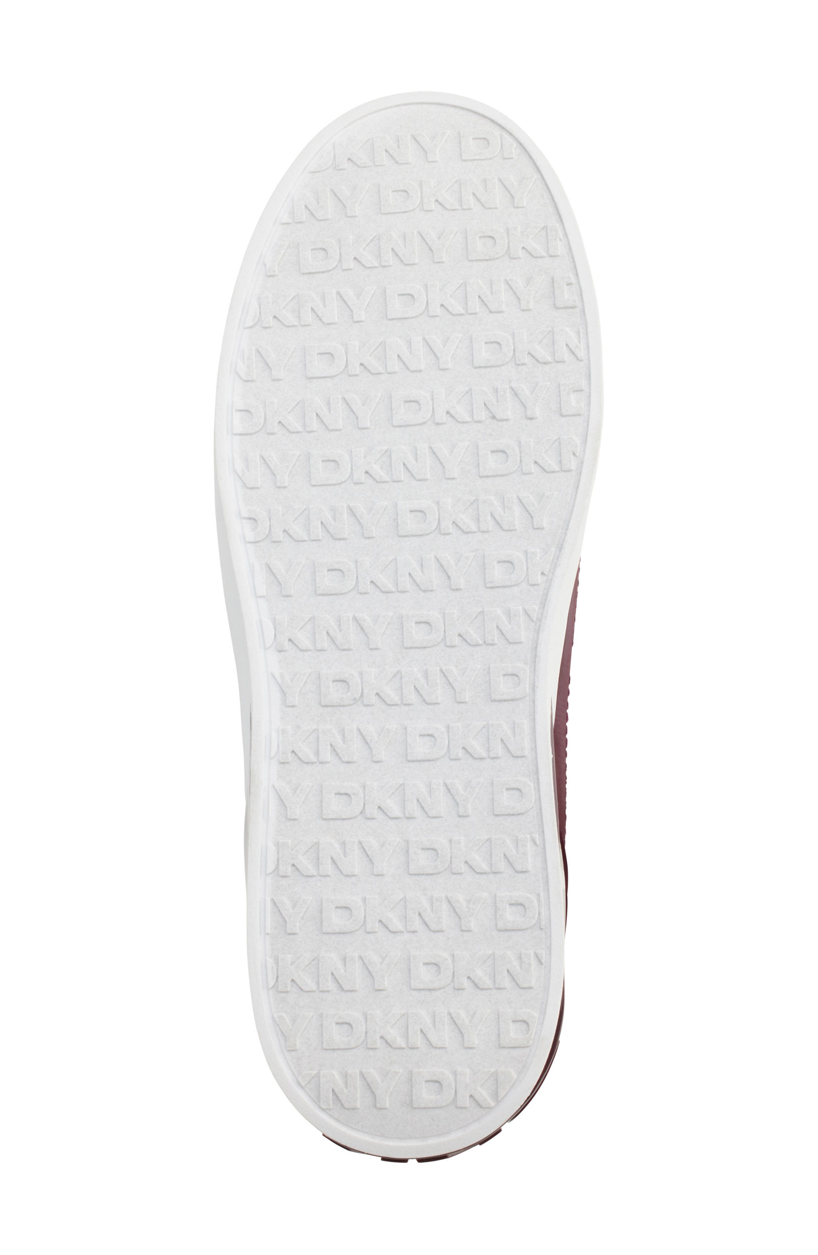 DKNY Mei Sneaker, Alternate, color, Wine