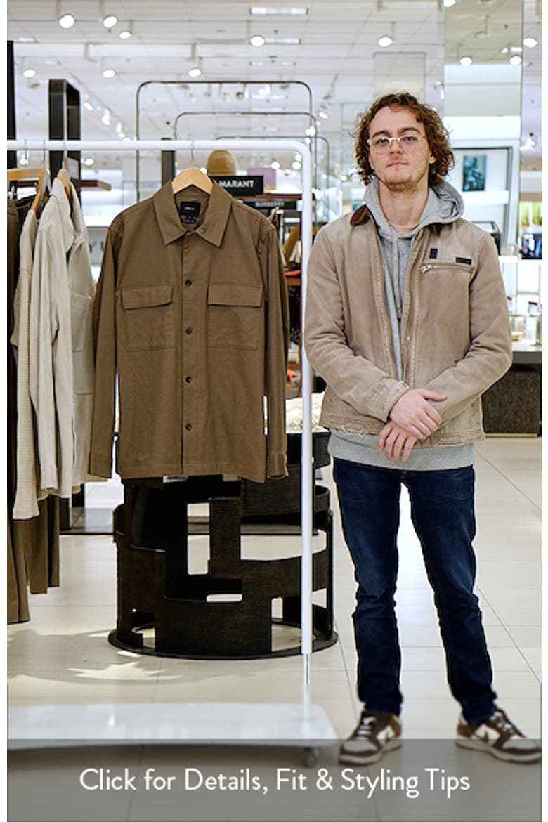 Stretch Linen & Cotton Chore Coat video