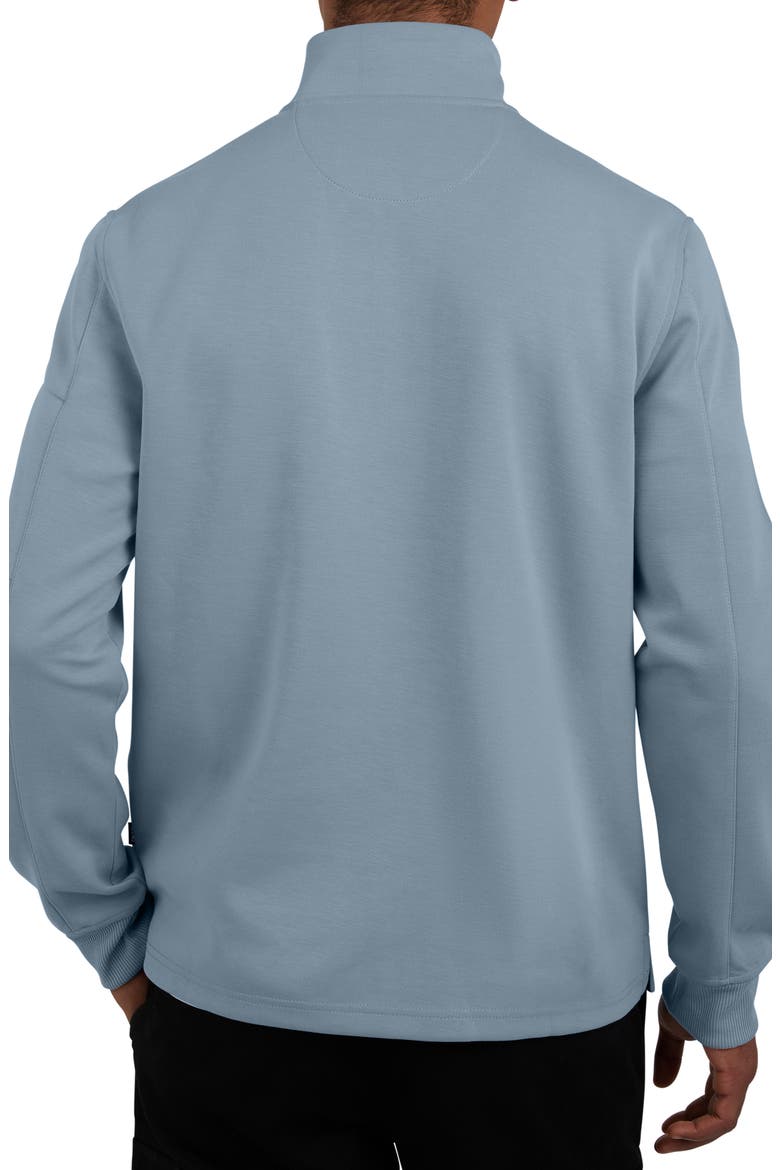 Noah Quarter Zip Sweater, Alternate, color, ASH BLUE