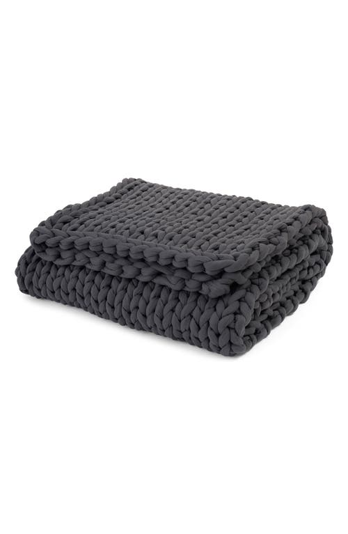 Bearaby Weighted Knit Blanket in Asteroid Grey 