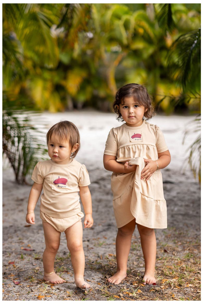 French Dress, Alternate, color, Beige