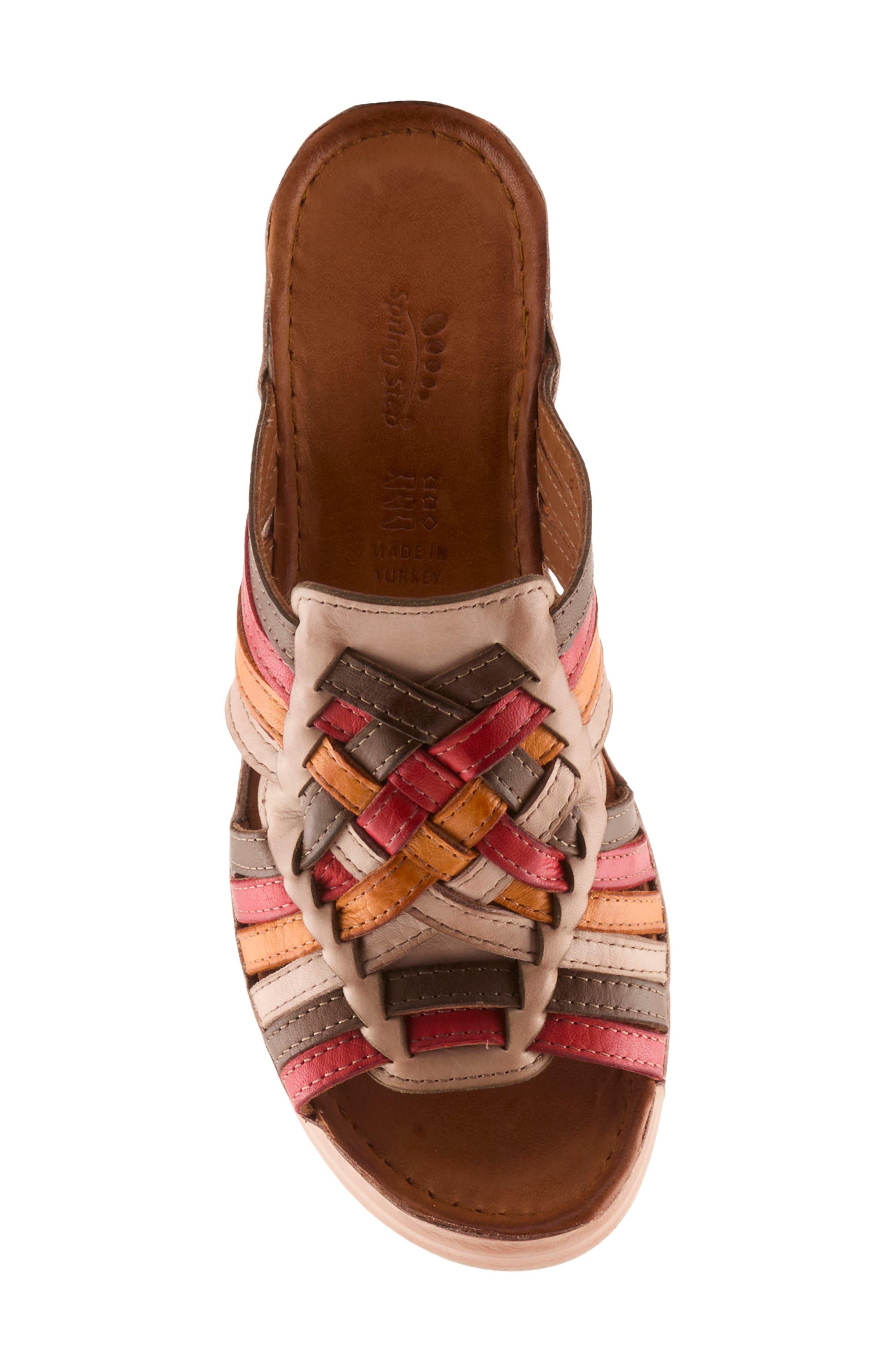 Nokiah Platform Wedge Sandal, Alternate, color, BLUSH MULTI