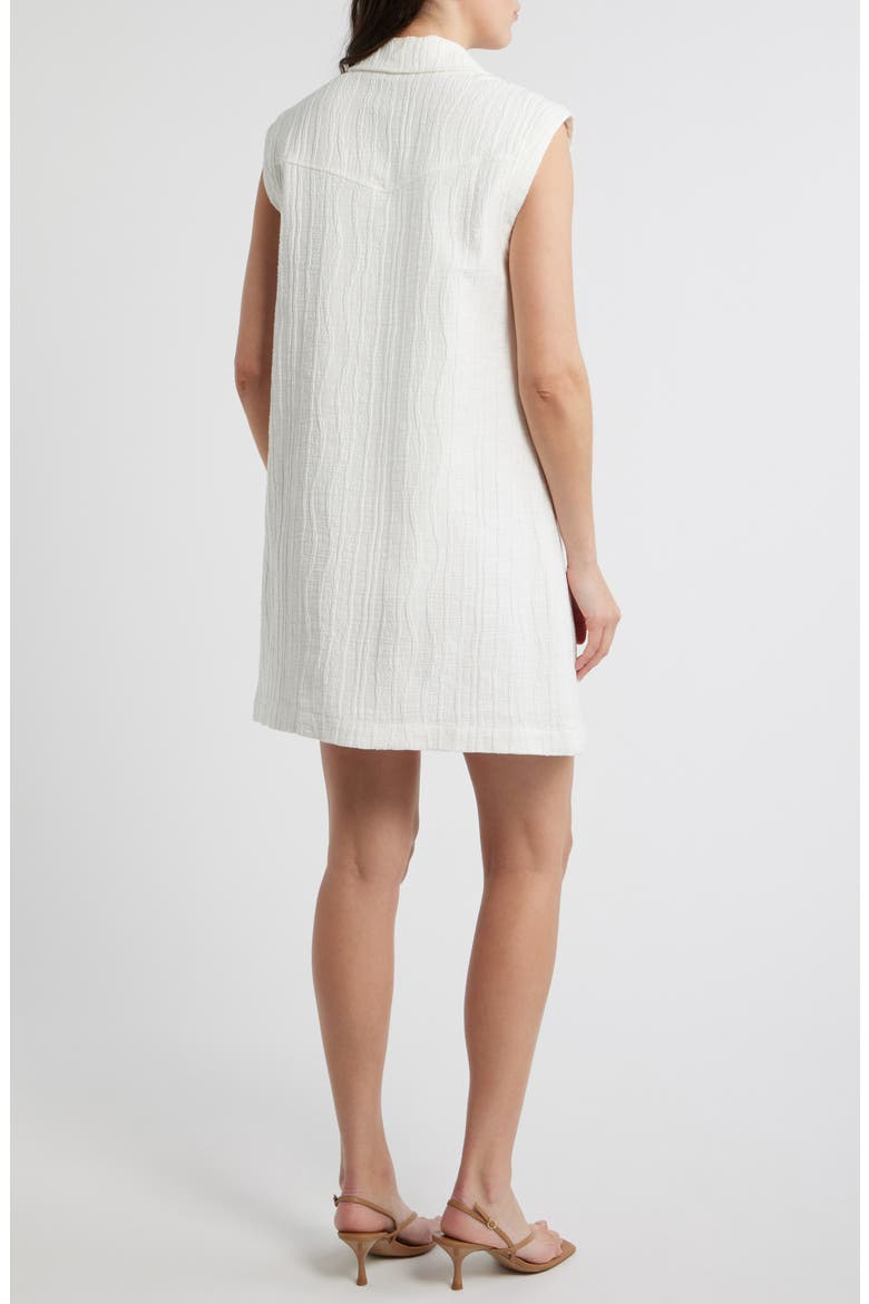 Daratela Sleeveless Shift Dress, Alternate, color, WHITE
