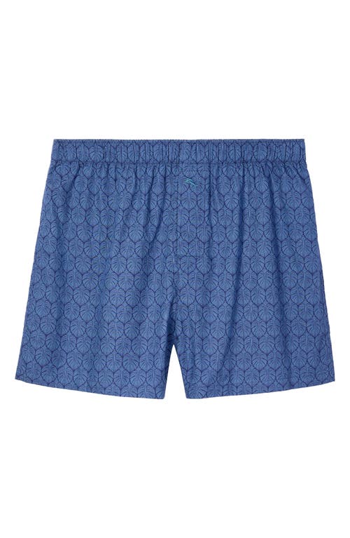 Tommy Bahama Print Boxer Shorts In Blue